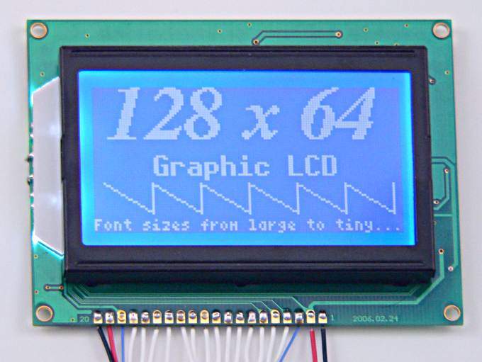 Menampilkan tulisan pada LCD Grafik