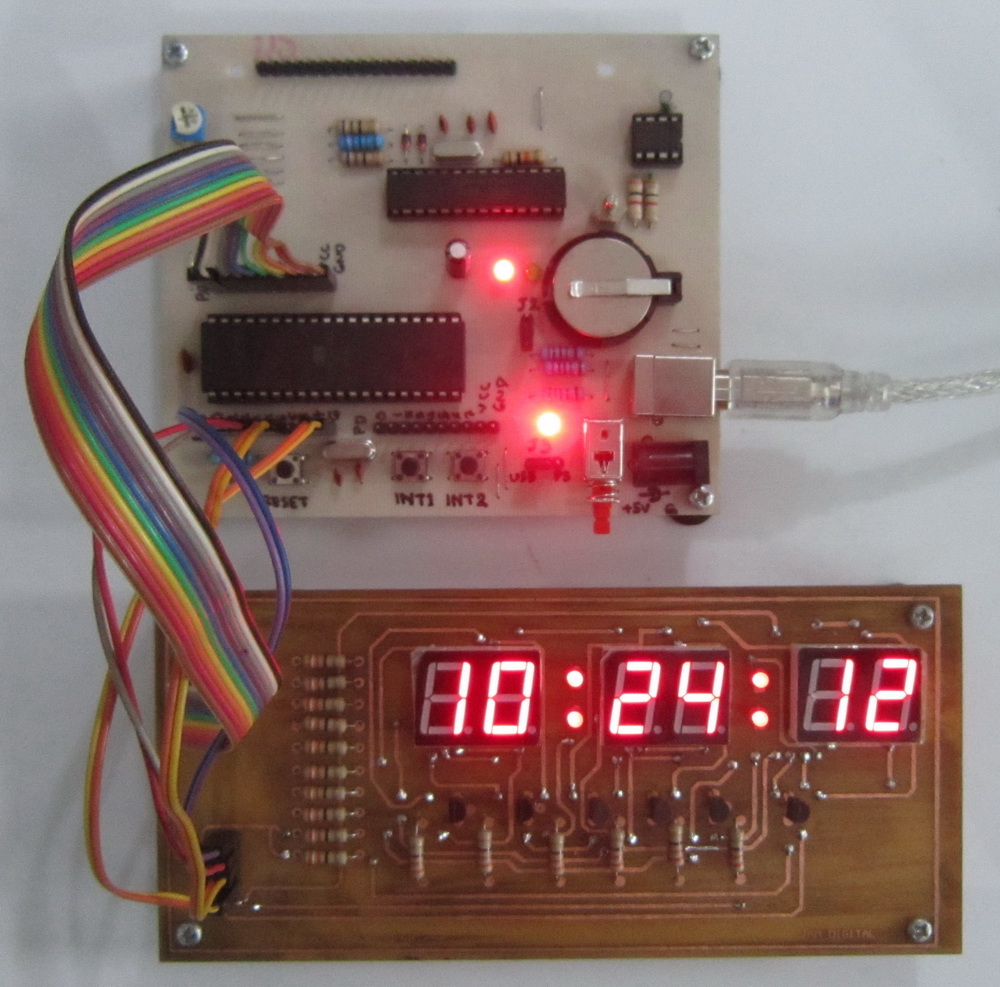 Jam Digital dengan Mikrokontroler ATmega