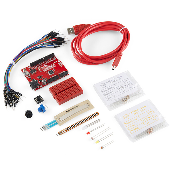 Starter Kit for RedBoard – Programmed with Arduino