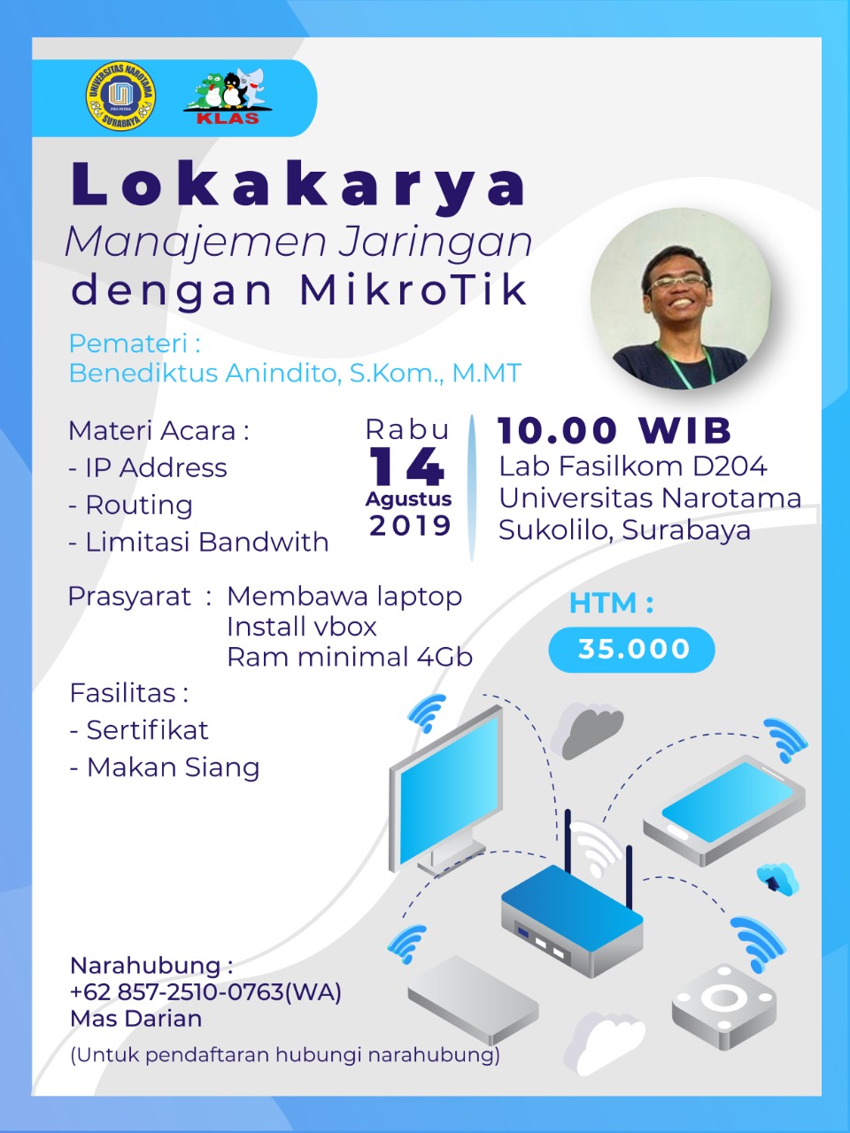 Lokakarya Managemen Jaringan Dengan Mikrotik